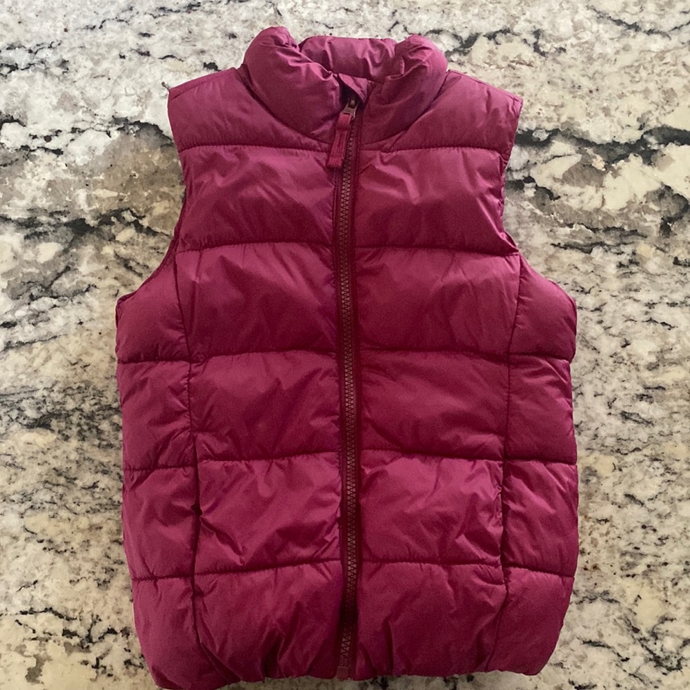 Maroon Puffer Vest